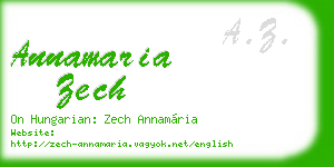 annamaria zech business card